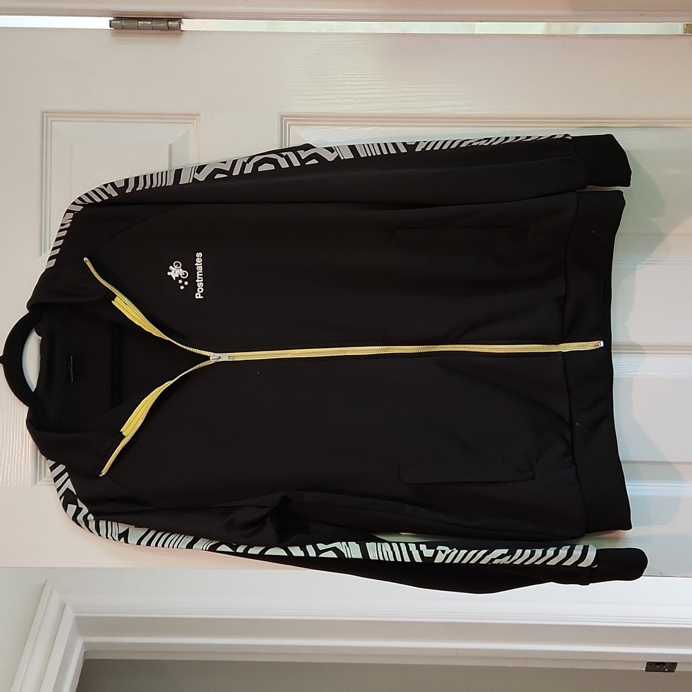 Postmates Sz M Like New Light Weight Jacket Cosplay Delivery Costume Halloween